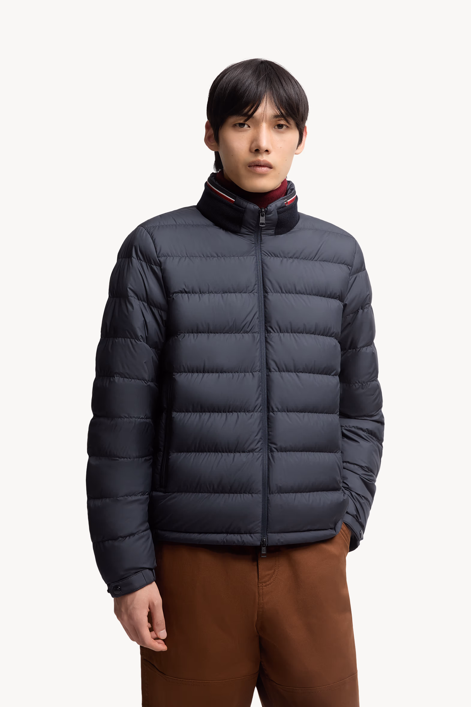 Brendann Short Down Jacket Men Blue Moncler 3